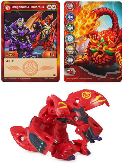 Spin Master Jucărie Miniatură Dragonoid Tretorous Ball Bakugan Roșu