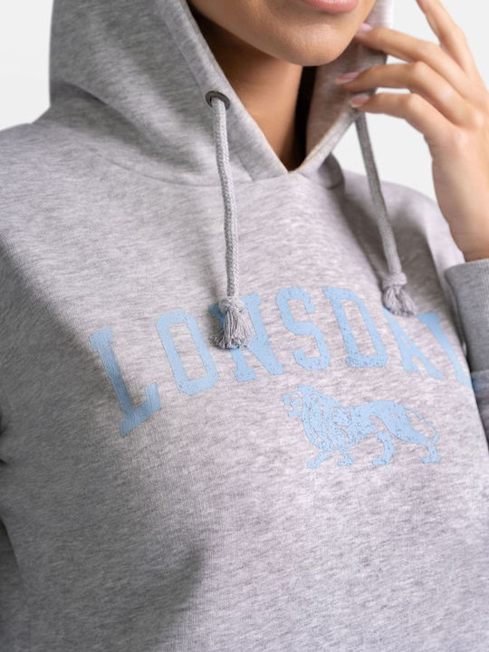 Lonsdale Balnacoil Women's Hooded Sweatshirt Grey/blue