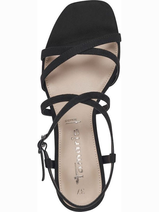 Fabric Sandals Black