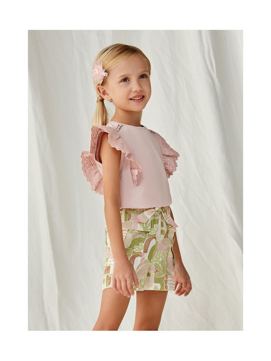 Mayoral Kids Shorts/Bermuda Fabric Green