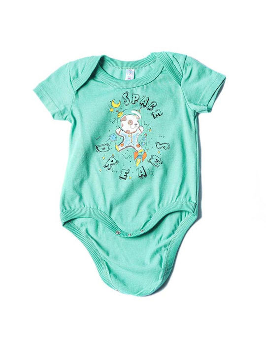 Dreams Baby Bodysuit Set Turquoise 2pcs