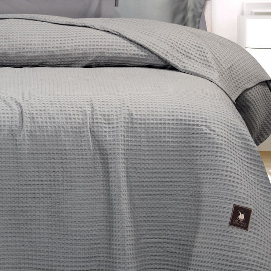 Greenwich Polo Club 3456 Pique Double Blanket 220x240cm Gray