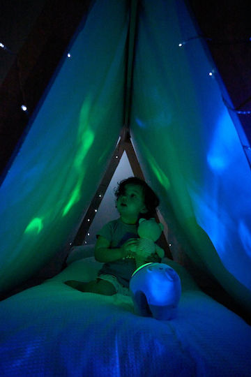 Chicco Sleep Toy Projector Cradle Polar Bear with Music, Light, and Sounds for 0++ Months