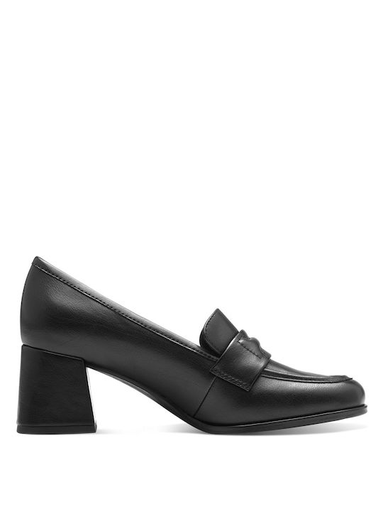 Marco Tozzi Synthetic Leather Black Medium Heels