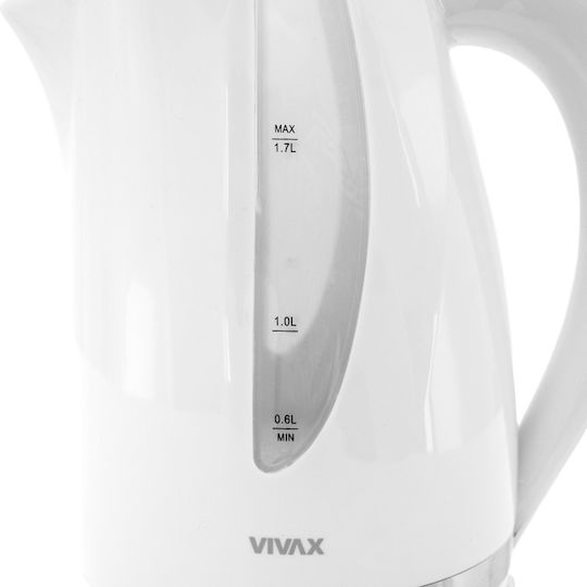 Vivax Електрически Кана 1.7л 2200W Бяла