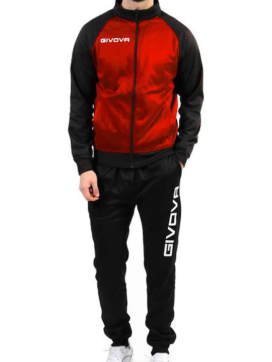 Givova Jogger Παντελόνι Red/blk