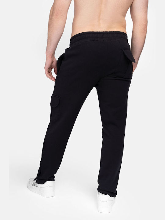 Cargo Pantaloni de trening cu Elastic Black/grey