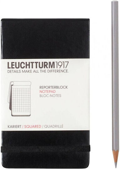 Leuchtturm1917 Notepad A6 Square Black