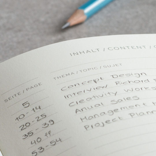 Leuchtturm1917 251p Тетрадка 125 Листа A5 На райета Син