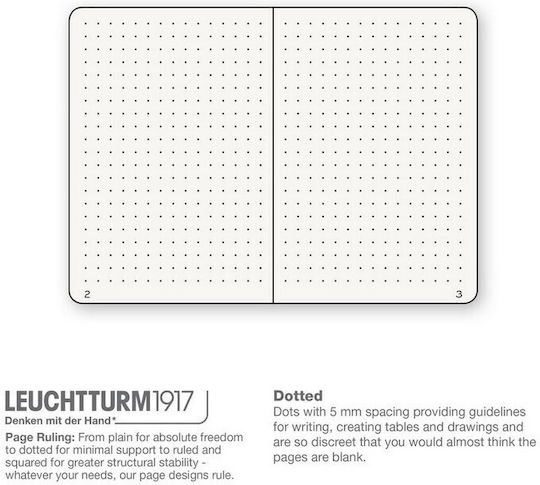 Leuchtturm1917 Med Notepad 123 Sheets A5 with Dots Blue