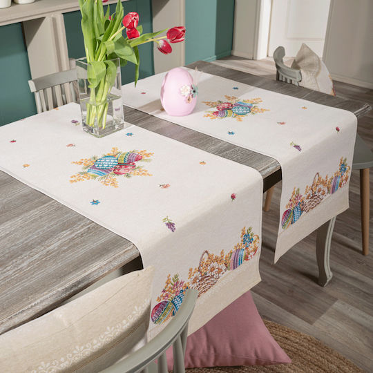 Teoran Osterdekorationen & Ornamente Teoran Polyester Tischtuch 45x140cm