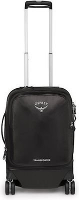 Osprey Transporter Hybrid 36 Βαλίτσα Ταξιδιού Υφασμάτινη Black με 4 Ρόδες