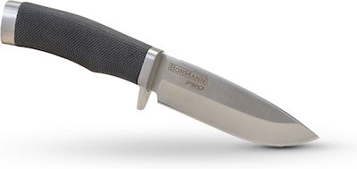 Bormann Knife Black with Blade made of Steel in Sheath