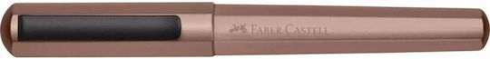 Faber-Castell FABER Πένα Γραφής Medium Μπρούτζινη από Αλουμίνιο με Μπλε Μελάνι