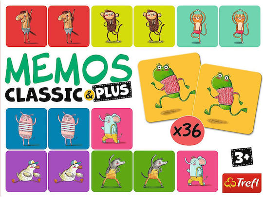 Настолна игра Memo Let's Move 3+ години (EN) Trefl