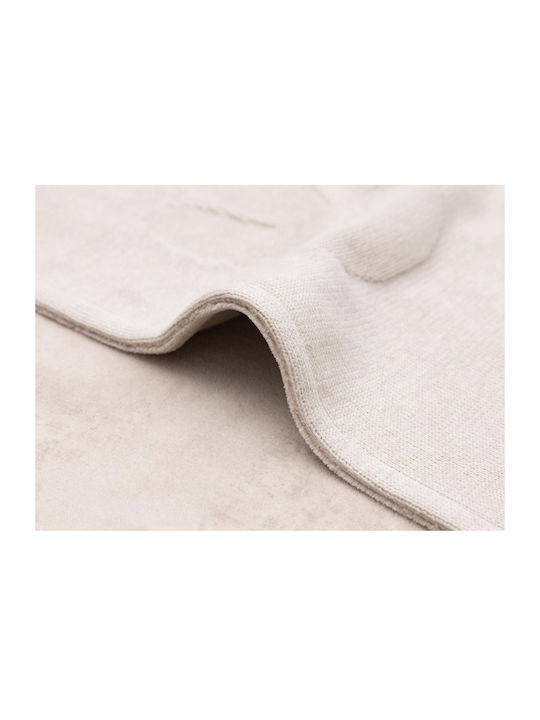 Jollein Blanket Cot Fleece Coral Nougat/Coral 150x100cm