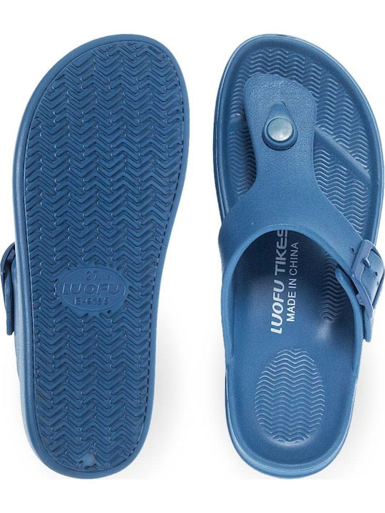 Women's Flip Flops in Style Sandals in Blue Color