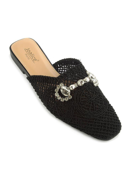 Fshoes Flat Mules Black