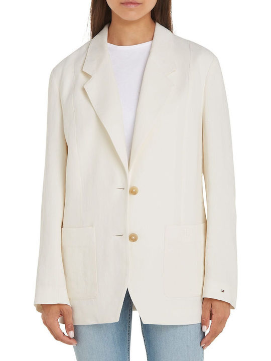 Tommy Hilfiger Women's Blazer Ecru