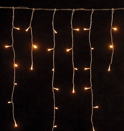 144 Lights LED 3m. x 70cm Warm White type Rain 1pcs