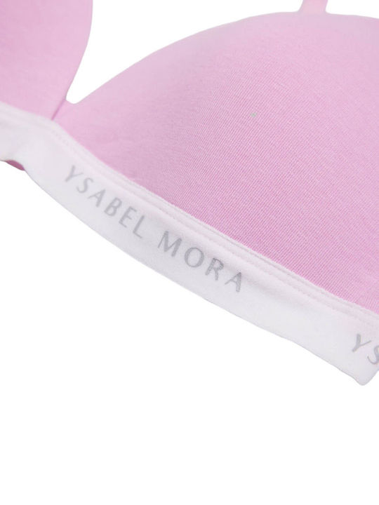 Ysabel Mora Bra with Light Padding without Underwire Pink