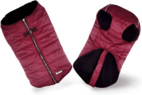 Pet Interest Puffer Vest Кучешки палта Флийс / Водоустойчиво / Ветроустойчиво Червен Medium с дължина на гръбчето 33 см. 52207