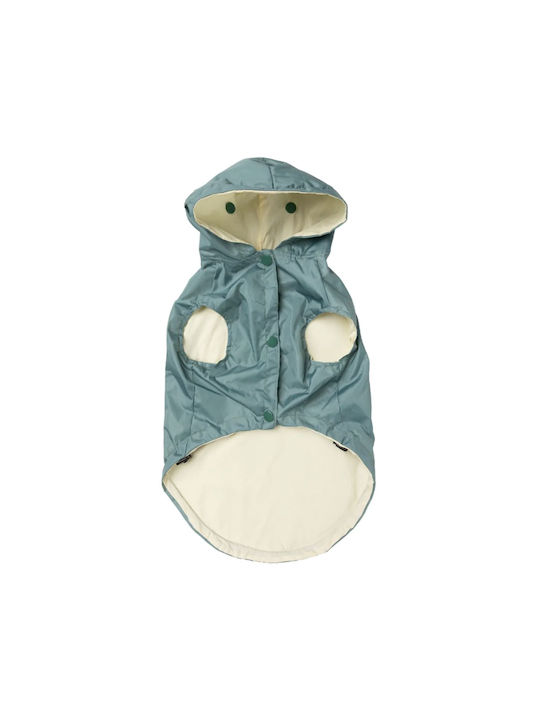 Fuzzyard Green Waterproof Dog Coat Large with 70cm Back Length