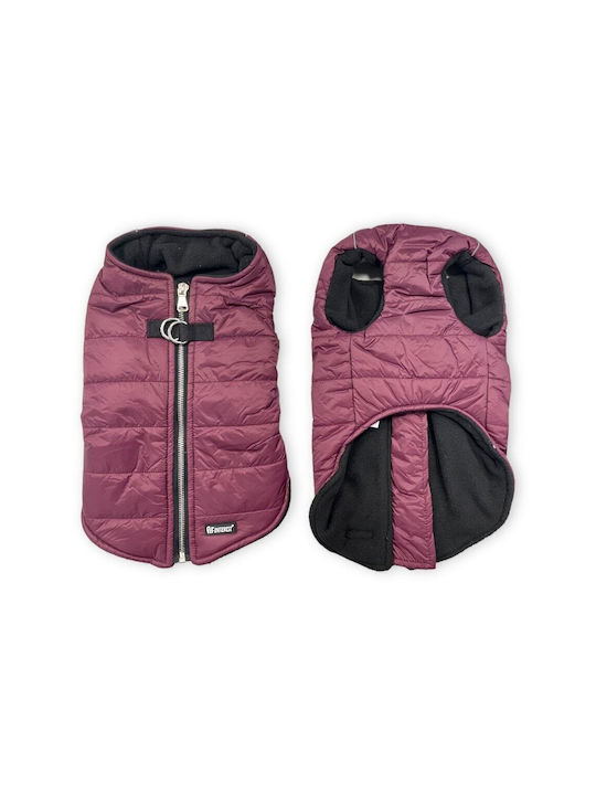 Pet Interest Puffer Vest Red Fleece / Waterproof / Windproof Dog Coat XSmall with 25cm Back Length 52205