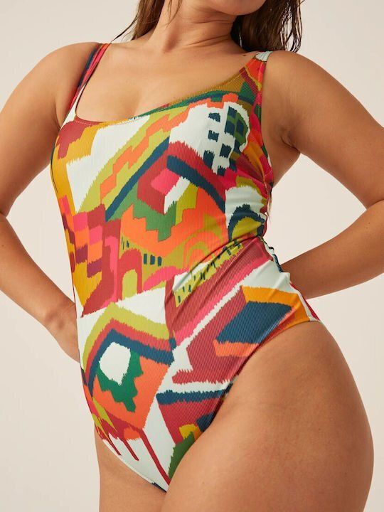 Naturana One-Piece Swimsuit Colorful.