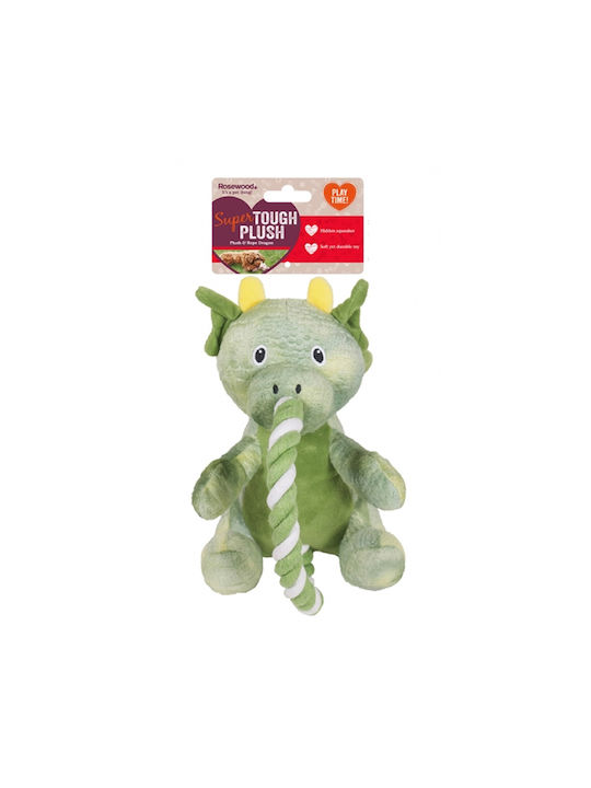 Rosewood Dragon Dog Toy Cuddly Green 21cm