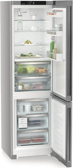 Liebherr Ψυγειοκαταψύκτης 361lt NoFrost Υ201.5xΠ59.7xΒ67.5εκ. Inox Plus BioFresh