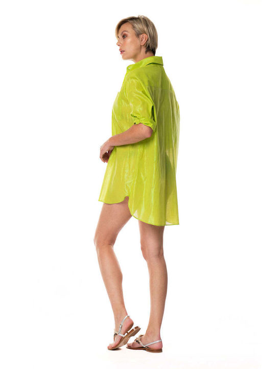 Acquadicocco Feminin Caftan de Plajă Verde