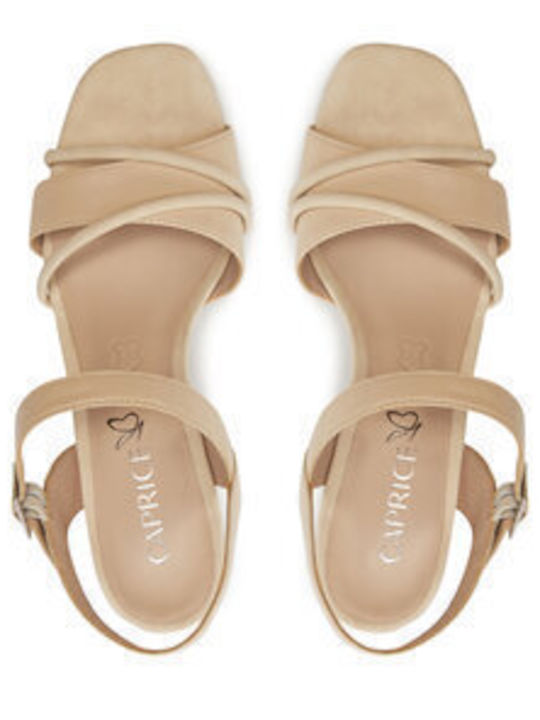 Caprice Damen Sandalen in Beige Farbe