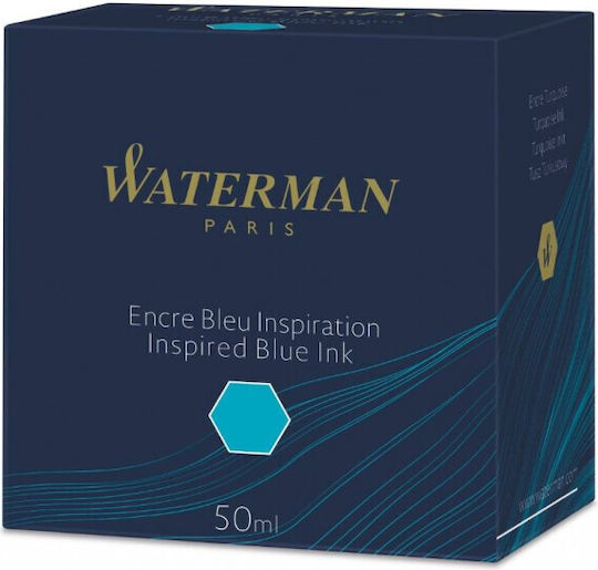 Waterman Ανταλλακτικό Μελάνι για Πένα Sea Blue 50ml