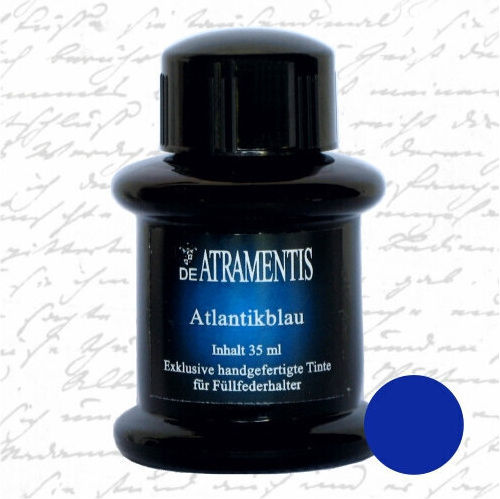 De-Atramentis De Atramentis 1033 Atlantic Ersatz-Tinte für Füllfederhalter in Blau Farbe 45ml