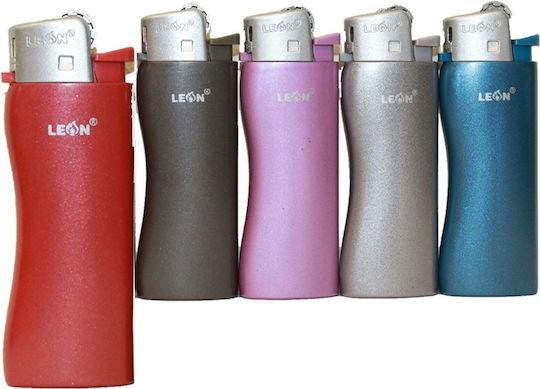 Leonflame Mini Metallic Colours Flame Lighter 25 Pieces (Miscellaneous Colours)