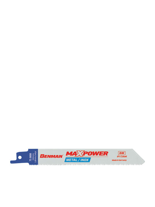 Benman 71888 Lama 14TPI pentru metal 150mm