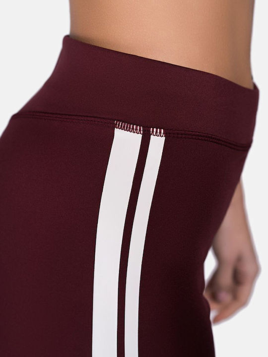 Garrabost Schulung Frauen Lang Leggings Oxblood