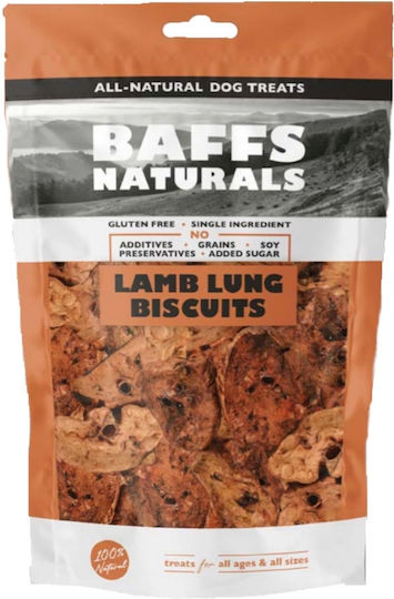 Baffs Naturals Biscuiți pentru câini cu Miel 100gr