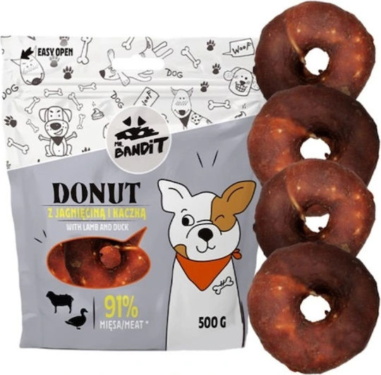 Mr. Bandit Deliciu pentru câini Rase mici fără gluten cu Miel și Rață 500gr