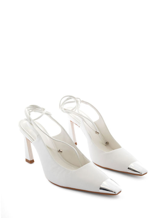 Carrano White Heels