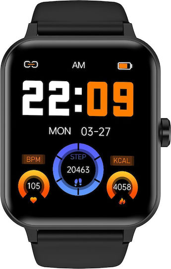 BlackView R30 Smartwatch with Heart Rate Monitor (Black)