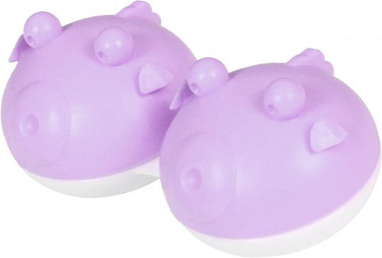 Funny Animals Θήκη Φακών Επαφής Fish Purple