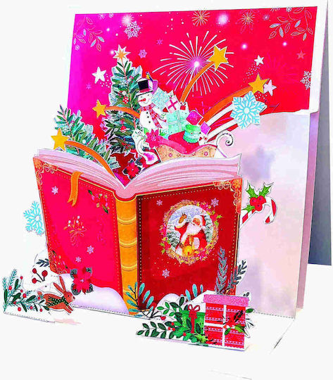 Grußkarte Weihnachten 3D 16cm