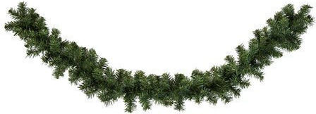 Fun World Christmas Garland Green 180x25cm 1pc