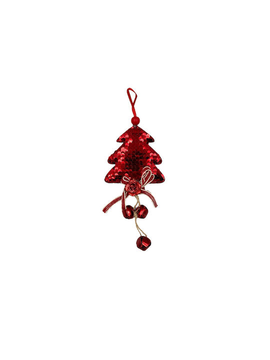 Hanging Bell Ornament with Sequins