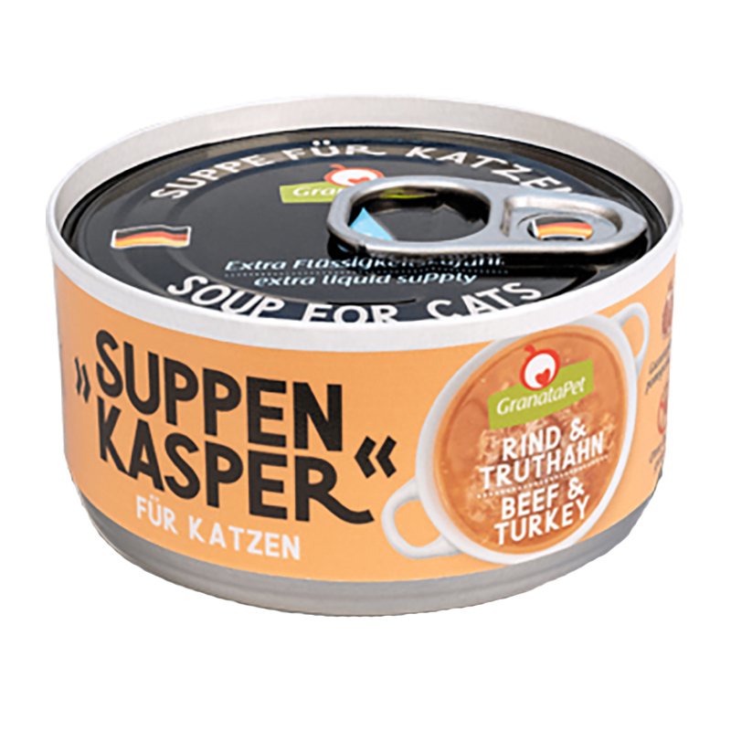 Granata Pet Foods Suppenkasper Nassfutter fr Katzen in Dose mit  Rindfleisch 70gr | Skroutz Germany