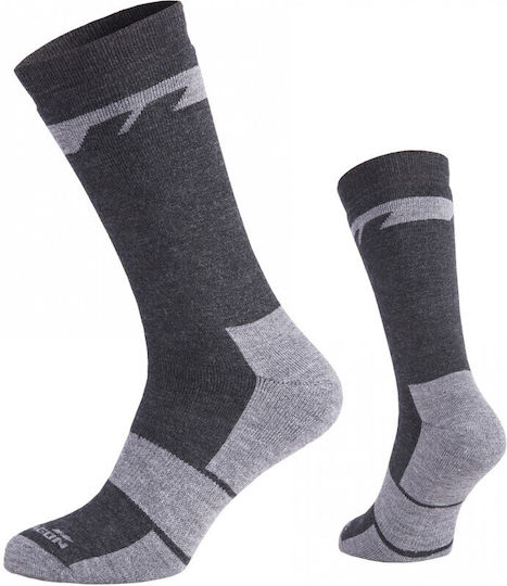 Pentagon Alpine Long Isothermal Hunting Socks Woolen in Gray color