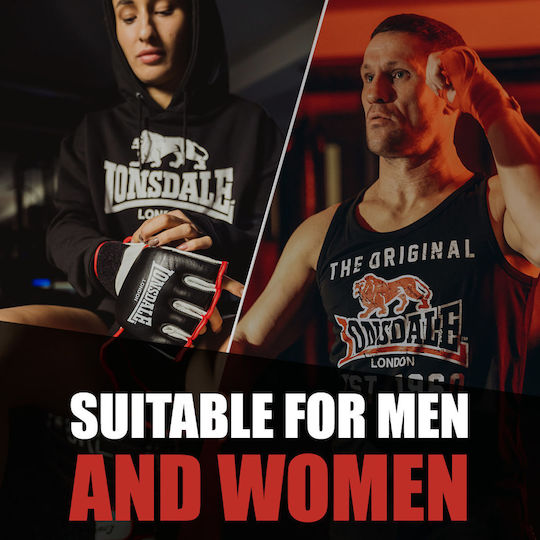 Lonsdale Mănuși de Box din Piele Sintetică pentru Competiție Roșii