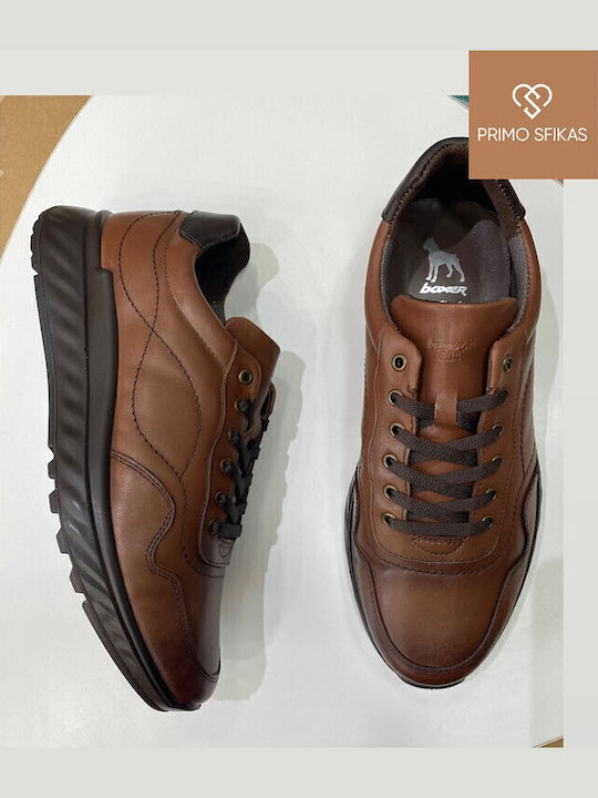 Boxer Pantofi casual pentru bărbați Anatomici Tabac maro